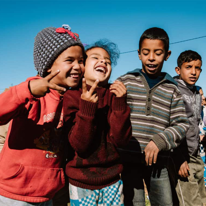 Moroccan children from rurale area